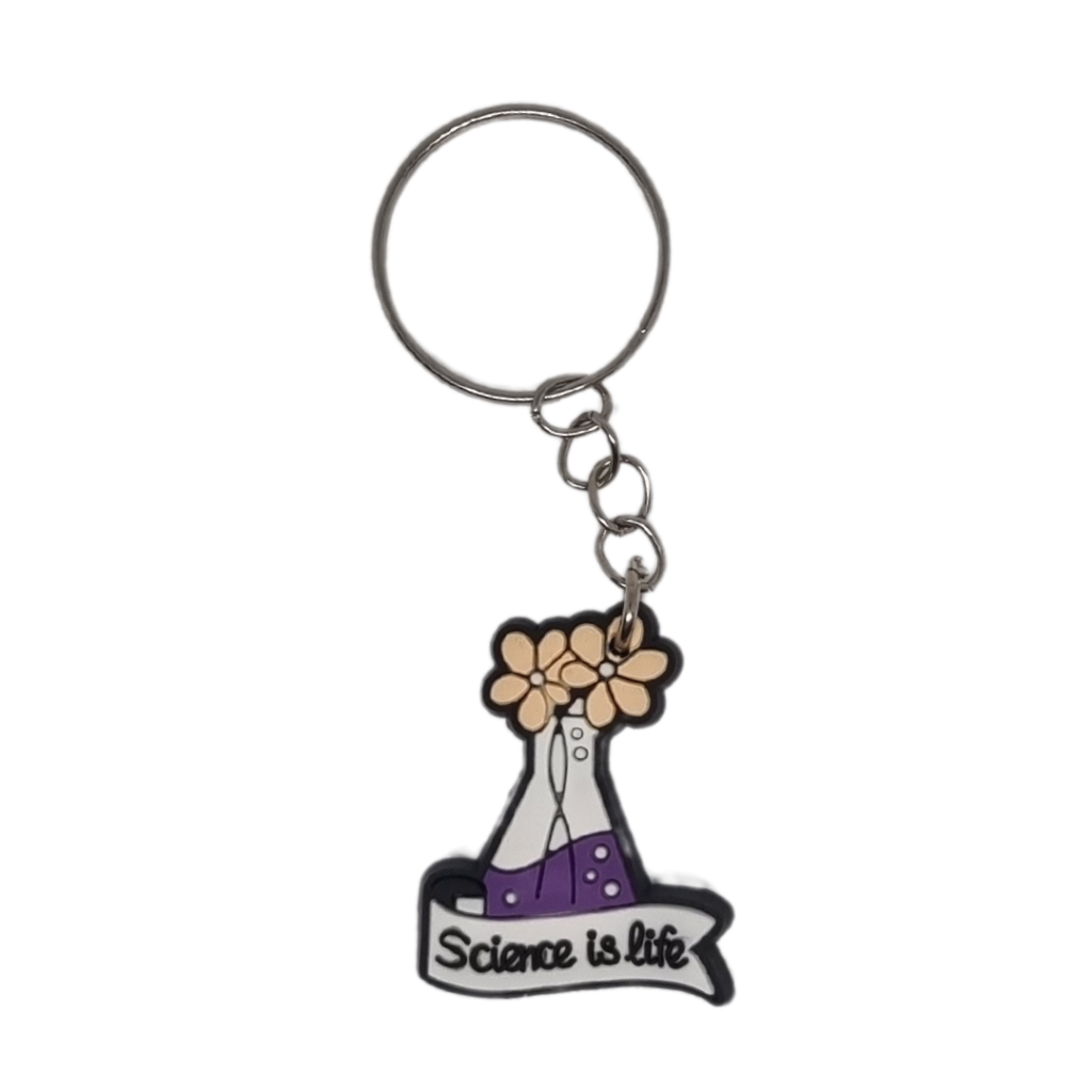 Science keychain 4 Science is life