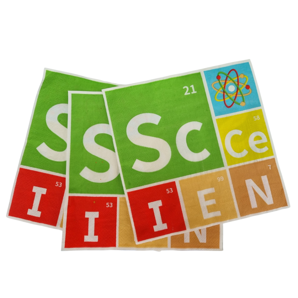 Science napkins 2