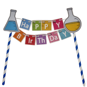 Science Cake Topper