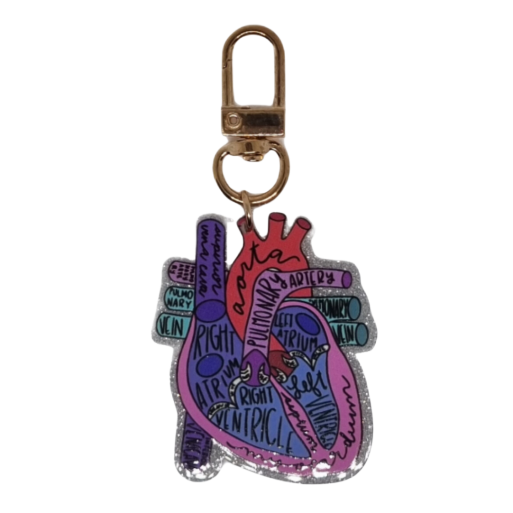 Heart keychain