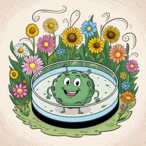 Bacterial Bloom: Petri Dish Wonders