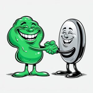Slime meets Magnet: A Sticky Science