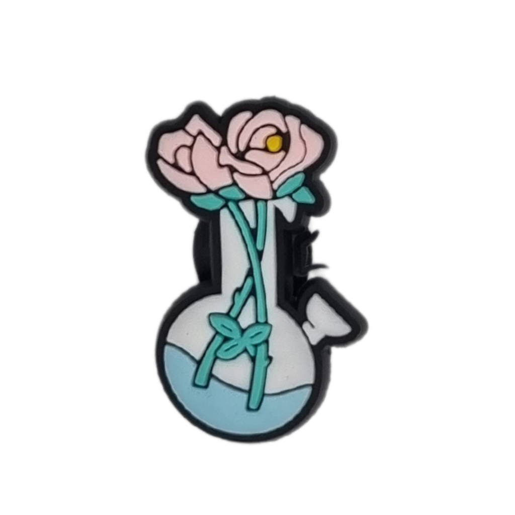Science button 11 Roses